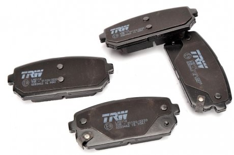 Комплект тормозных колодок, дисковый тормоз TRW GDB3462 (фото 1)