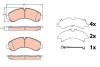 KLOCKI HAM. MITSUBISHI CANTER 05-11 TRW GDB3645 (фото 1)