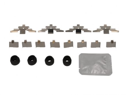 Комплектующие, колодки дискового тормоза TRW PFK628 (фото 1)