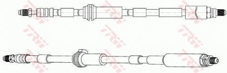 Шлангопровод TRW PHA597 (фото 1)