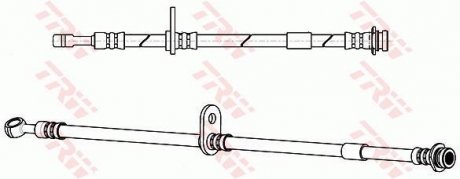 Шланг тормозной TRW PHD1069 (фото 1)