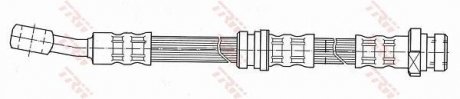 Шланг тормозной TRW PHD612 (фото 1)