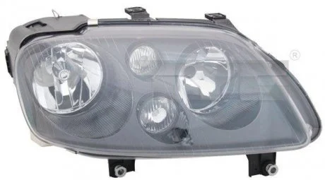 Фара Прав (H7/H7, електричн, з мотором, колір відбивача: чорн) VW CADDY III, TOURAN I 02.03-05.15 TYC 200387152