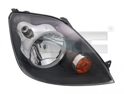 Фара Лів (H4, електричн, з мотором, колір відбивача: чорн) FORD FIESTA V 03.05-12.10 TYC 200848152