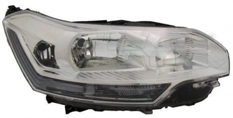 Фара Лів (2*H7/H1, електричн, з мотором, колір відбивача: хром) CITROEN C5 III 02.08-06.11 TYC 2011756152