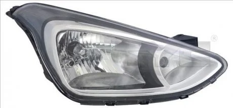 Фара Прав (H4, електричн, з мотором) HYUNDAI i10 II BA 08.13-12.19 TYC 2014605052 (фото 1)