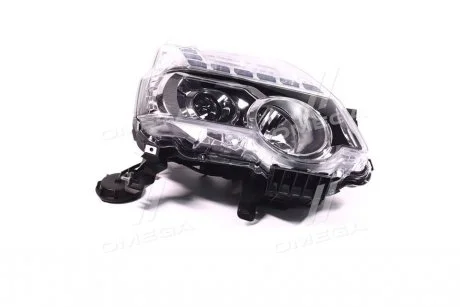 Фара права Nissan X-Trail (13-) лінза з коректором (20-E401-E5-2B) TYC 20E401E52B