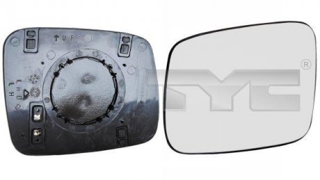 Скло дзеркала зовнішнього TYC 337-0088-1 (фото 1)