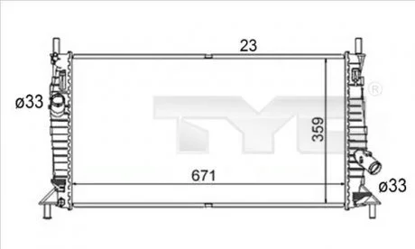 Теплообмінник TYC 710-0056-R