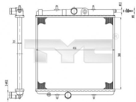 Теплообмінник TYC 726-0017-R