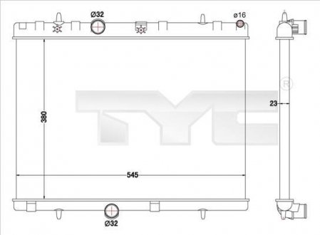 Теплообменник TYC 7260019R