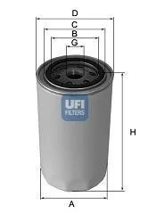 Фільтр масла UFI 23.274.00