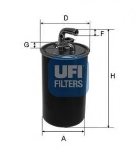 Топливный фильтр UFI 24.030.00