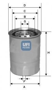 Фільтр палива UFI 24.327.00