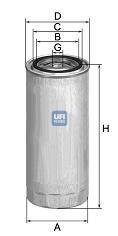 Фільтр палива UFI 2433600