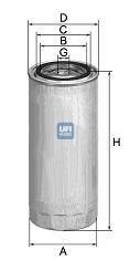 Фильтр топлива UFI 2435200 (фото 1)