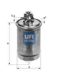 Паливний фільтр UFI 24.426.00 (фото 1)