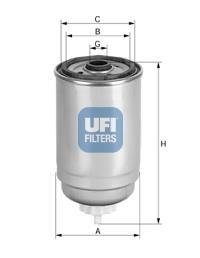 Фільтр палива UFI 24.444.00