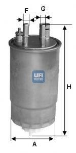 Фільтр палива UFI 24.ONE.03 (фото 1)