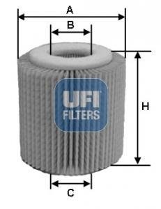 Фільтр масла UFI 25.150.00 (фото 1)