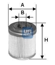 Масляный фильтр UFI 25.553.00