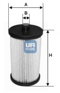 Топливный фильтр UFI 26.057.00