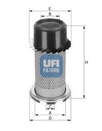 Фільтр повітряний UFI 2732700