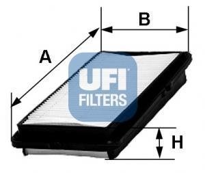 Фільтр повітряний UFI 30.380.00