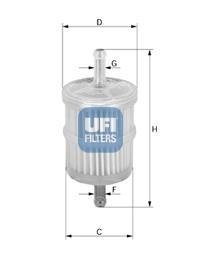 Фильтр топлива UFI 3100100 (фото 1)