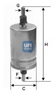 Фільтр паливний UFI 31.510.00 (фото 1)