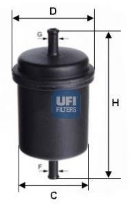 Фільтр палива UFI 31.512.00