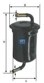 Фільтр палива UFI 31.533.00