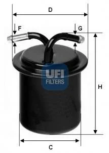 Фільтр палива UFI 31.541.00