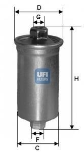 ‘≥льтр палива UFI 3169900 (фото 1)