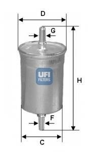 Фільтр палива UFI 31.835.00