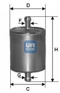 Фильтр топливный UFI 31.836.00 (фото 1)