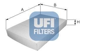 Фільтр повітря (салону) UFI 53.023.00