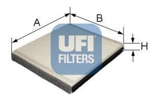 Фильтр, воздух во внутренном пространстве UFI 53.051.00 (фото 1)