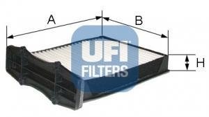 Фільтр повітря (салону) UFI 53.105.00 (фото 1)