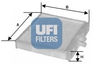 Фильтр, воздух во внутренном пространстве UFI 53.106.00