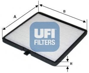 Фільтр повітря (салону) UFI 53.118.00 (фото 1)
