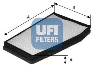 Фильтр, воздух во внутренном пространстве UFI 53.133.00