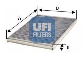 Фильтр, воздух во внутренном пространстве UFI 54.102.00 (фото 1)