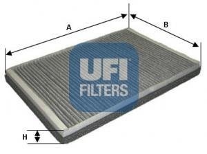 Фильтр, воздух во внутренном пространстве UFI 5412300 (фото 1)