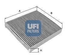 Фильтр, воздух во внутренном пространстве UFI 54.142.00
