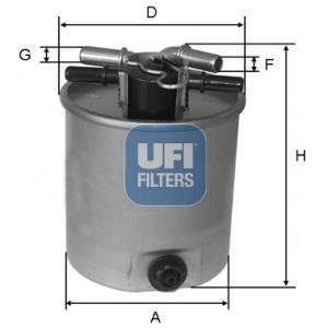 Фільтр палива UFI 55.392.00