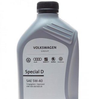 Моторное масло Special D 5W-40 синтетическое 1 л VAG GS55505M2