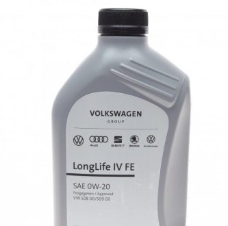 Моторна олія LongLife IV FE 0W-20 синтетична 1 л VAG GS60577M2