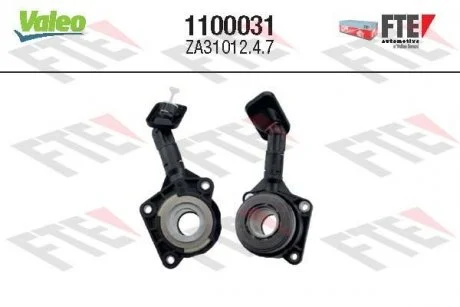 Підшипник зчеплення гідравлічний VOLVO C30, C70 II, S40 II, S60 II, S80 II, V50, V60 I, V70 III, FORD C-MAX, C-MAX II, FOCUS C-MAX, FOCUS II, FOCUS III, FOCUS III/HATCHBACK 1.5-2.0D 06.03- Valeo 1100031