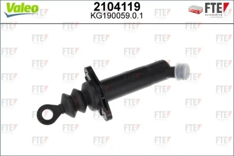 Головний циліндр зчеплення (19,05мм) BMW 5 (E39), 7 (E38) 2.0-4.4 08.95-05.04 Valeo 2104119